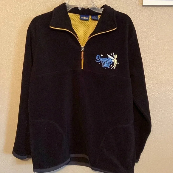 Awesome tinker bell fleece half zip pullover 
Closet 1 - Picture 2 of 10